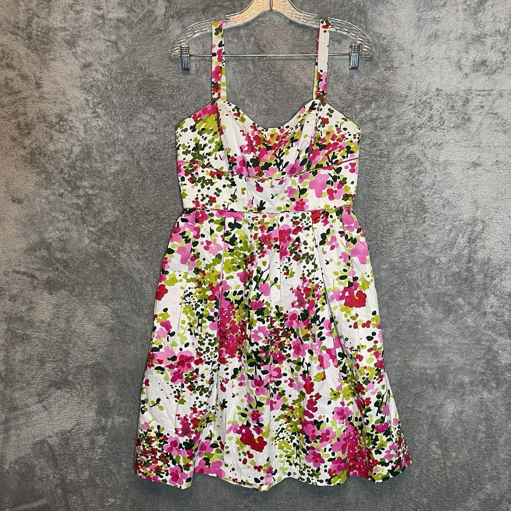 Womens Colorful Floral Sundress 10 Watercolor Vibrant Wedding Guest Garden Party